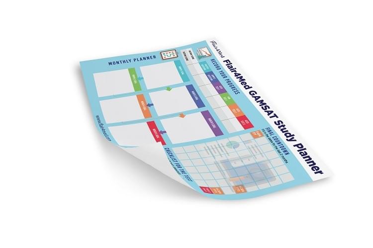 Gamsat study planner